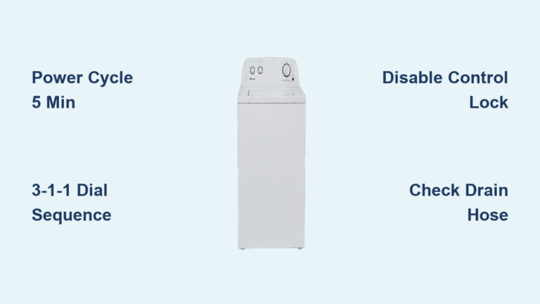 How to Reset Amana Washing Machine