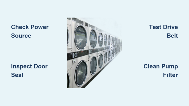 Commercial Washing Machine Repair Guide