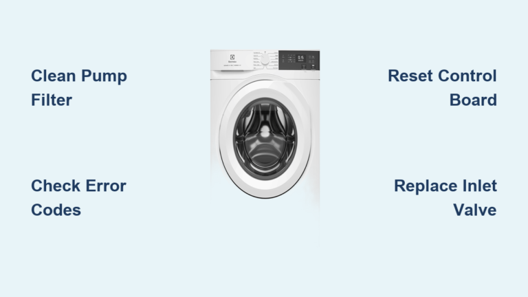 Electrolux Washing Machine Repair Guide