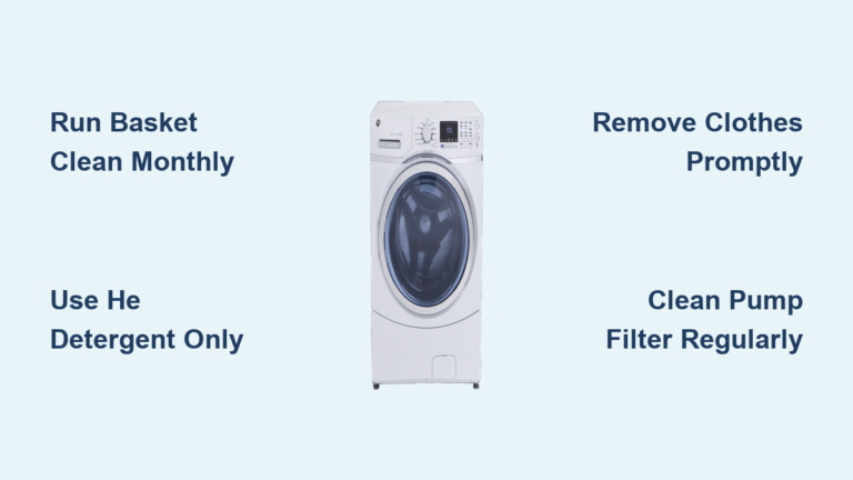 GE Washing Machine Maintenance Tips
