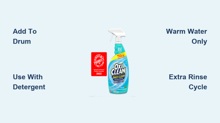 How to Use OxiClean in Washing Machine