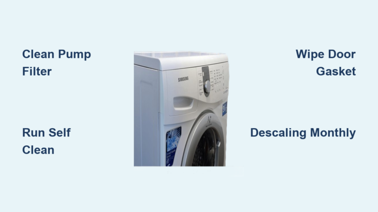 Samsung Washing Machine Maintenance Tips