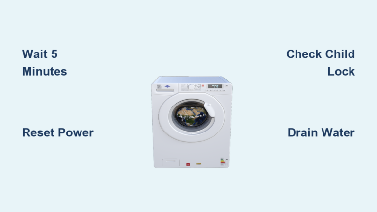 How to Fix a Jammed Washing Machine