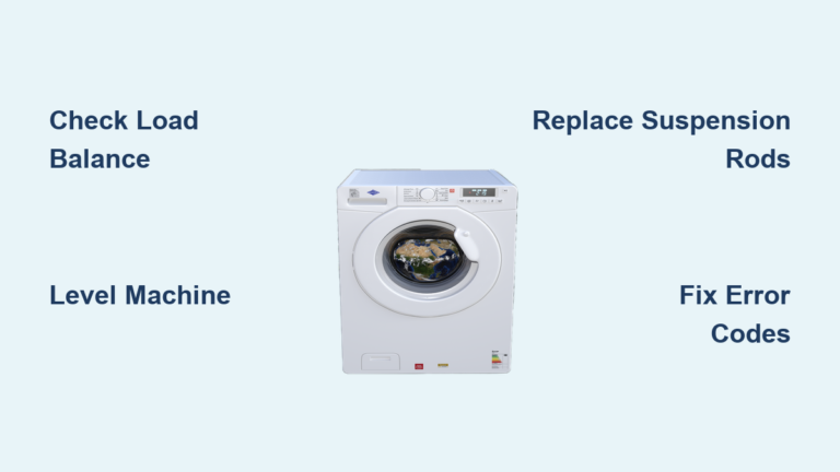 How to Fix Washing Machine Unbalanced Issue