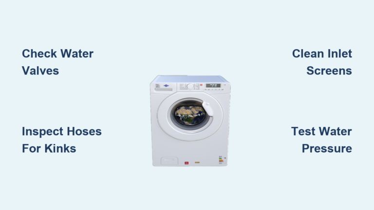 Washing Machine Won’t Fill: Quick Fix Guide