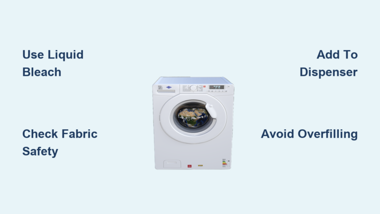 How to Add Bleach to Washing Machine