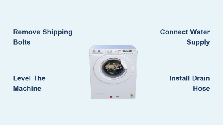 How to Set Up a Washing Machine: Easy Steps