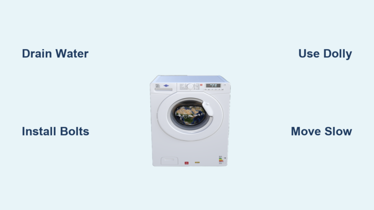 How to Move a Washing Machine Down Stairs Safely