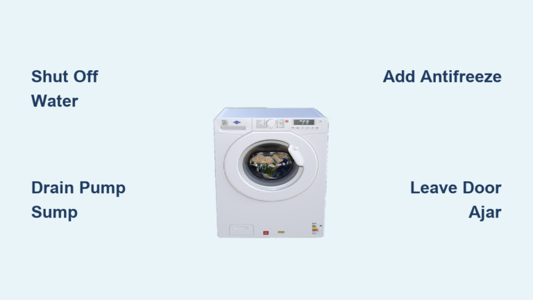 How to Winterize a Washing Machine: Quick Steps