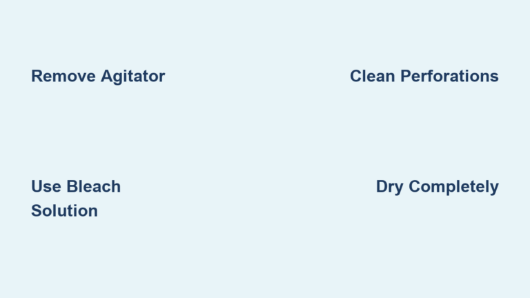 How to Clean Washing Machine Agitator