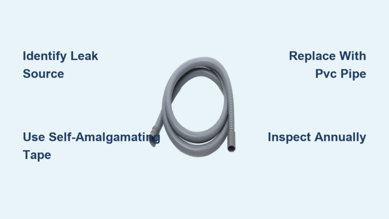 Washing Machine Drain Hose Repair Guide