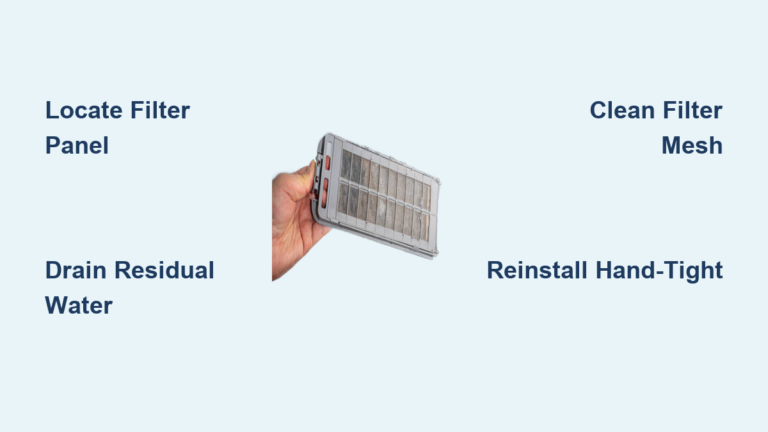 How to Clean Washing Machine Filter: Quick Steps