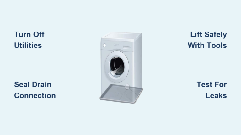How to Install a Washing Machine Pan: Step-by-Step Guide