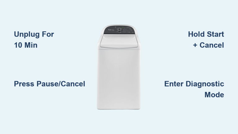 How to Reset Cabrio Washing Machine
