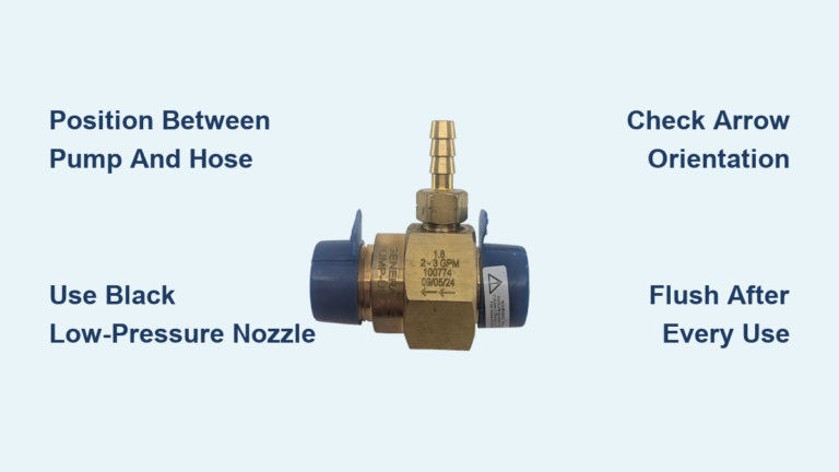 How to Connect Downstream Injector to Pressure Washer