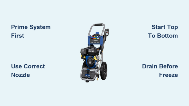 How to Use a Gas Pressure Washer