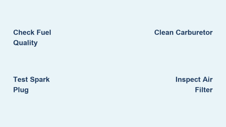 Pressure Washer Engine Repair Guide