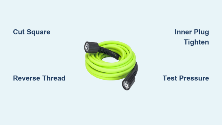 How to Fix a Pressure Washer Hose
