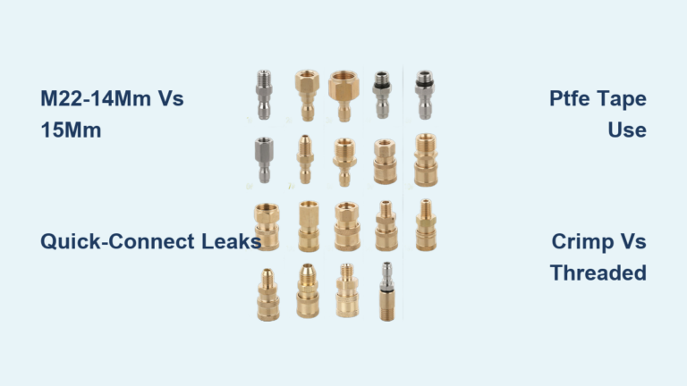 Pressure Washer Hose Connector Types Guide