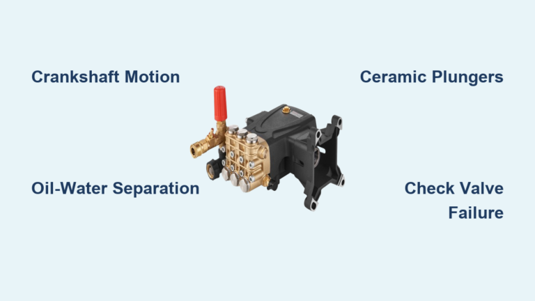 How Pressure Washer Pumps Work