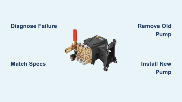 How to Change a Pressure Washer Pump