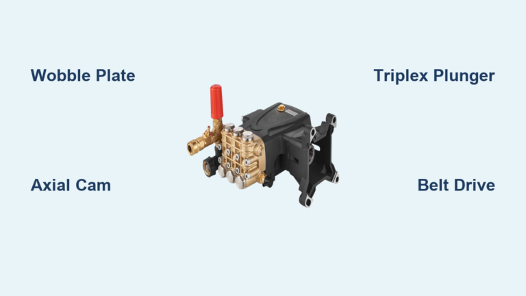 Pressure Washer Pump Types Explained