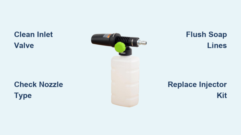 Fix Pressure Washer Soap Dispenser Not Working