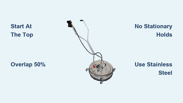 How to Use a Pressure Washer Surface Cleaner