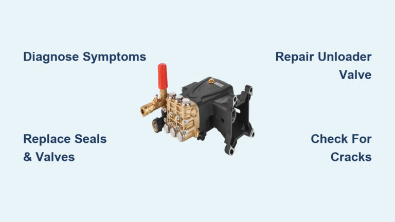 How to Repair Pressure Washer Water Pump