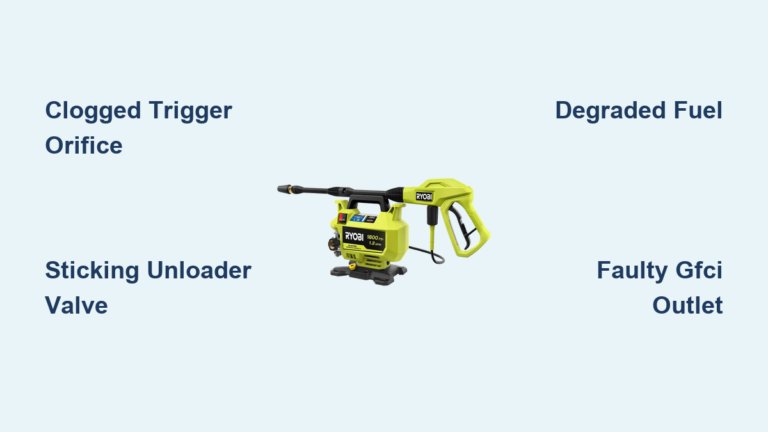 Ryobi Pressure Washer Troubleshooting Guide
