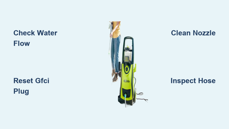 Sun Joe Pressure Washer Troubleshooting Guide